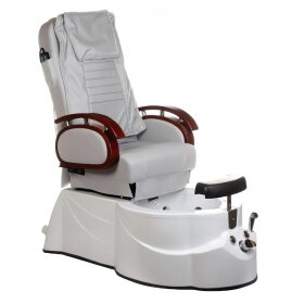 Fotel do pedicure z masażem BR-3820D Jasny szary