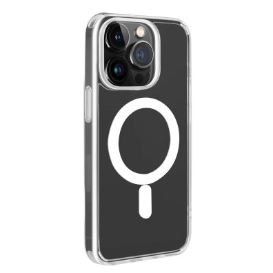 Etui silikonowe do iPhone 14 Pro Lite Mag MagSafe - przezroczyste
