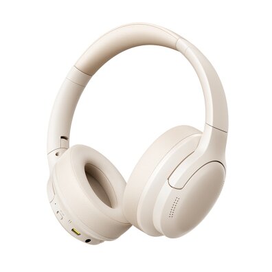 Słuchawki bezprzewodowe nauszne Bass BH1 Lite Bluetooth - białe