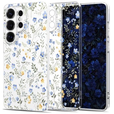 Etui pokrowiec na Samsung Galaxy S26 Ultra FlexAir - kolorowe kwiaty