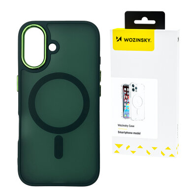 Etui pokrowiec na Samsung Galaxy S25+ Fashion Case MagSafe - zielone