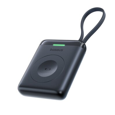 Powerbank 1640 mAh 5W EnerFill FW11 do Apple Watch z wbudowanym kablem - czarny