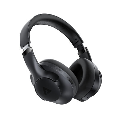 Słuchawki nauszne H4 ANC bezprzewodowe Bluetooth 5.3 IPX4 - czarne