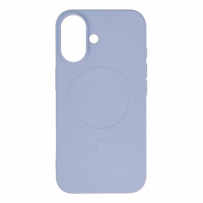 Etui pokrowiec na iPhone 16 Liquid Silicone Case MagSafe - lawendowe