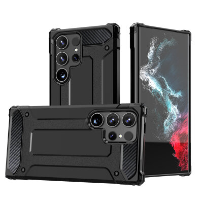 Pancerne hybrydowe etui na Xiaomi Redmi 14C Hybrid Armor - czarne