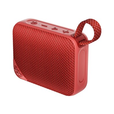 Głośnik bezprzewodowy Bluetooth z podświetleniem RGB IP67 - czerwony