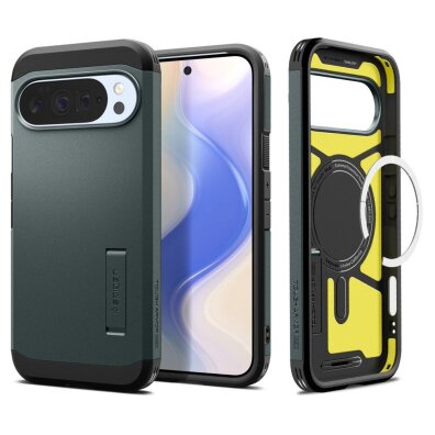 Etui pokrowiec na Google Pixel 10 Pro XL Tough Armor Mag MagSafe - zielony