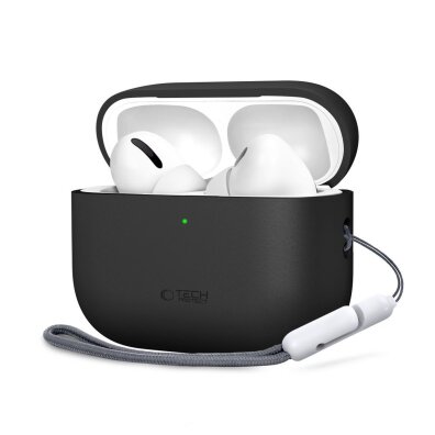 Etui ochronne silikonowe na słuchawki AirPods Pro 3 - czarne