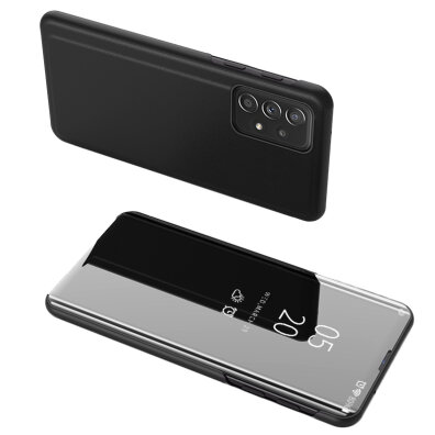 Futerał etui z klapką do Samsung Galaxy A73 Clear View Case - czarny
