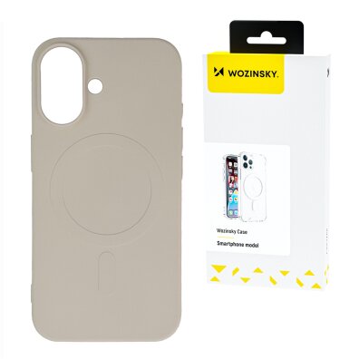 Etui case na Samsung Galaxy S25 Ultra Liquid Silicone Case MagSafe - beżowe