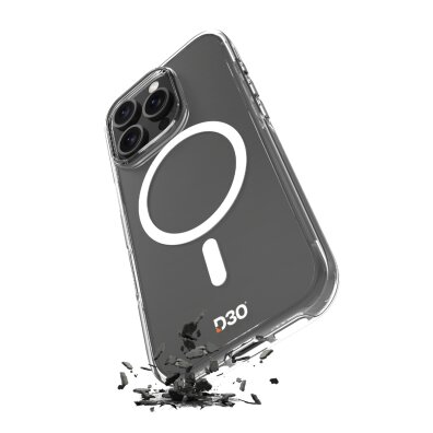 Etui silikonowe do iPhone 16 Plus Impact Clear D3O MagSafe - przezroczyste