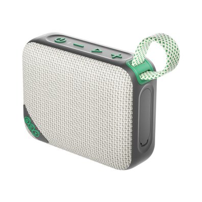 Głośnik bezprzewodowy Bluetooth z podświetleniem RGB IP67 - szarozielony
