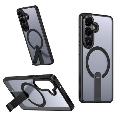 Etui pokrowiec na Samsung Galaxy S26 z podstawką Hybrid Armor X MagSafe - czarny
