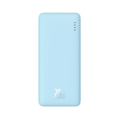 Powerbank 10000mAh Airpow Fast Charge 20W - niebieski