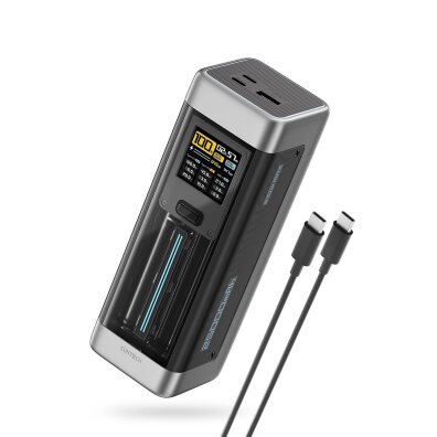 Powerbank 25000mAh USB-C USB-A 210W - czarny