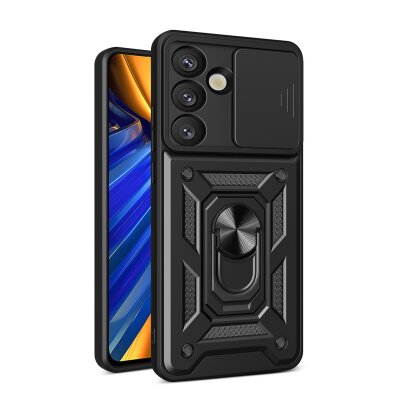 Etui pokrowiec na Samsung Galaxy S26 Hybrid Armor Camshield - czarny