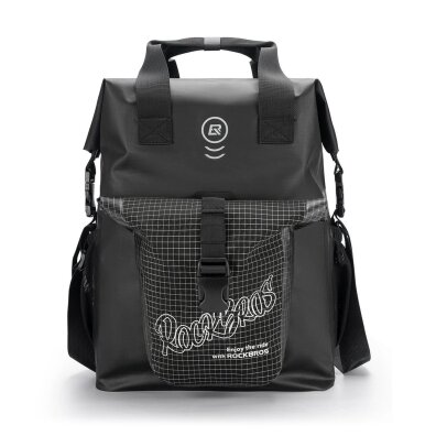 Torba rowerowa na kierownicę do roweru składanego Brompton 18 l - czarna