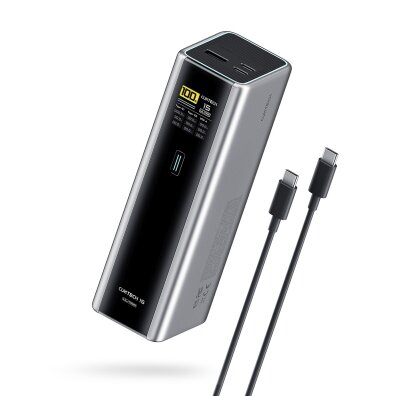 Powerbank 20000mAh USB-C USB-A 210W - szary