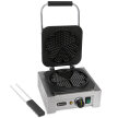 Gofrownica profesjonalna rozeta 5 gofrów serca śr. 215mm 2200W (2)