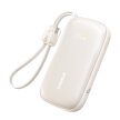 Powerbank 10000mAh 45W FC21 Qpow 3 Ultra z wyświetlaczem kablem USB-C iPhone Lightning - tytanowy