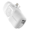 Mini powerbank 5000mAh 15W iPhone Lightning i ładowarką do Apple Watch - biały (1)