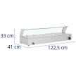 Bemar podgrzewacz do potraw bufet grzewczy z osłoną 6 x GN 1/3 2100 W (7)
