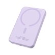 Mini powerbank 5000mAh 20W + kabel USB-C 20V / 3A fioletowy (2)