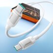 Kabel przewód USB-C Lively Series 60 W 1.2 m - biały (6)