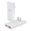 Ładowarka sieciowa USB-A USB-C GaN Ultra 65 W - biała (3)