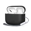 Etui ochronne silikonowe na słuchawki AirPods Pro 3 - czarne (1)