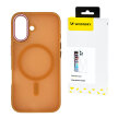 Etui plecki na Samsung Galaxy S25 Ultra Fashion Case MagSafe - pomarańczowe