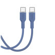 Kabel przewód elastyczny USB-C 60W 1.5m ICON - niebieski