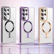Etui case na Samsung Galaxy S24 FE Electroplated Magsafe - czarne (10)