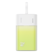 Powerbank Popsicle 5200mAh 20W z kablem Lightning 60W/20V/3A/30cm - biało-zielony