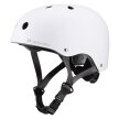 Kask rowerowy BMX hulajnoga lekki 54-58 cm - biały
