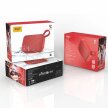 Głośnik bezprzewodowy Bluetooth z podświetleniem RGB IP67 - czerwony (5)