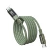 Kabel przewód USB-C z wyświetlaczem PD 60 W 1.2 m - zielony (2)