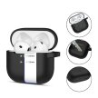 Etui pokrowiec na Apple AirPods 4 Silicone Hook - czarne (2)