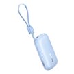 Powerbank 10000mAh 45W z kablem USB-C iPhone Lightning - niebieski (3)