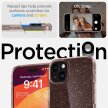 Etui case na iPhone 15 Plus Liquid Crystal Glitter - różowo przezroczyste (3)