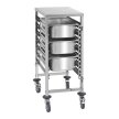 Wózek gastronomiczny transportowy do pojemników 7x GN1/1 nośność do 50kg (2)