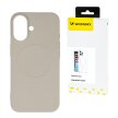 Silikonowe magnetyczne etui na Samsung Galaxy S25+ - beżowe