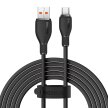 Kabel przewód USB-A - USB-C Pudding 100W 1.2m - czarny