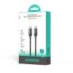 Kabel przewód USB-C Lively Series 60 W 1.2 m - czarny (2)