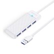 HUB rozdzielacz 4-portowy USB-A 1.8 m - biały