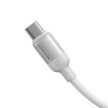 Kabel przewód USB-A - USB-C Lively Series 3A 1.2 m - biały (5)