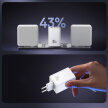 Ładowarka sieciowa EnerFill FE11 2x USB-C USB-A 100W - biała (4)