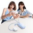 Powerbank 10000mAh 45W z kablem USB-C iPhone Lightning - niebieski (10)