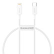 Kabel przewód USB-C - iPhone Lightning Superior Series 20W PD 25cm - biały