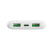Powerbank 10000mAh USBA USB-C 22.5W - biały (2)